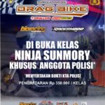 Mantap Nih!! Kejurnas Dragbike Purbalingga Hadirkan Kelas Ninja Sunmoory Khusus Polisi