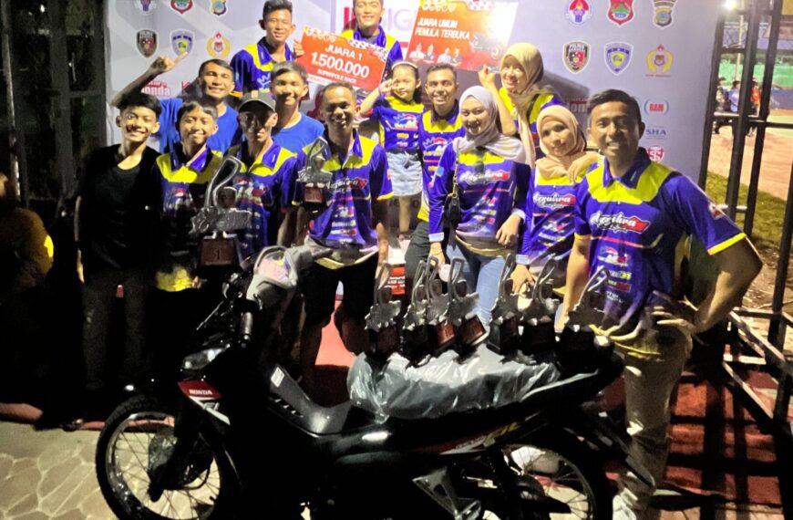 Piala Kapolres Banggai Road Race 2024 : Gian Sandrego Tampil Menawan Sikat Juara Umum Novice