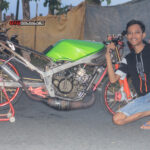 Kejurnas Drag Bike Purbalingga : Menyala!! Ninja 155cc Std Garasi 141 Purworejo Pecah Telor Lewat Deni Deblong