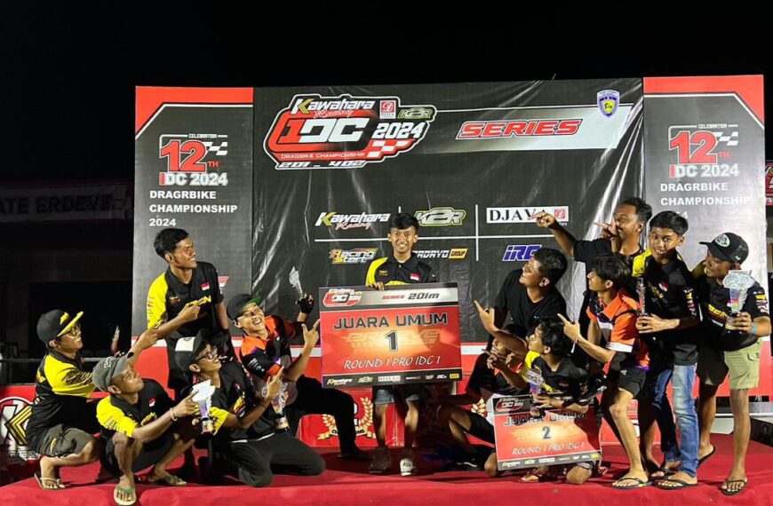 IDC Drag Bike 201m Seri 1 2024 : Menyala Dua Pembalap Aben Racing Raih Juara Umum Seri PRO IDC 1