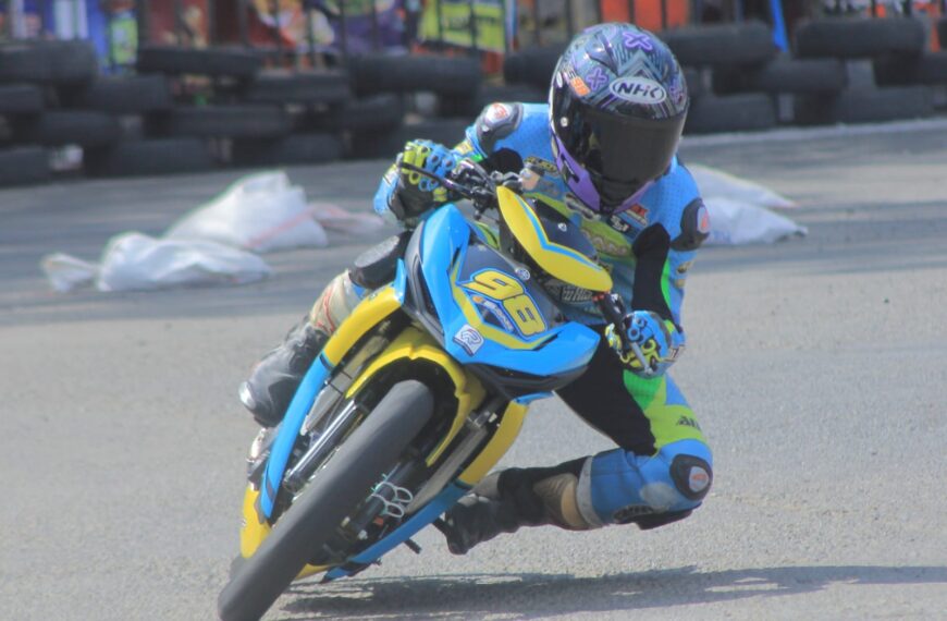 MCR Round 3 Malang : Faisal Sidoel “Pr Paku Alam Eloan Toger By Racetech” Catatkan Waktu Terbaik Kualifikasi Bebek 4T 150cc Open.