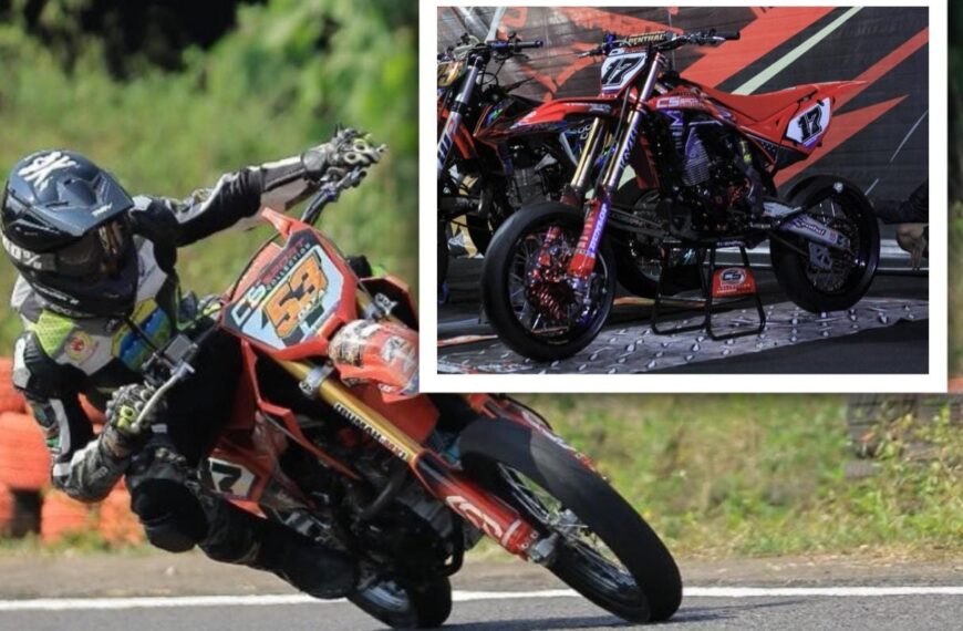 Supermoto Seri 4 Subang 2024 : Tak Hanya Turun Di Race Supermoto “Cs Sport Collection SMI Tasikmalaya Kuramo AB|108” Juga Turun Di Kontes Supermoto