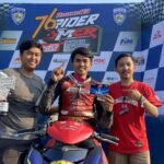 MCR Round 3 Malang 2024 : Perjuangan Gigih Aqsal Ilham Berbuah Manis Jawara Race 1 Bebek 4T 150cc Open