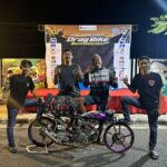 Drag Bike Rookie Banjarnegara 2024 : Gunakan Rangka Besi Herex 300cc Maximax CJDW ETG Raih Podium 1 Dan 2.