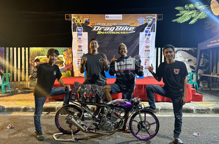 Drag Bike Rookie Banjarnegara 2024 : Gunakan Rangka Besi Herex 300cc Maximax CJDW ETG Raih Podium 1 Dan 2.