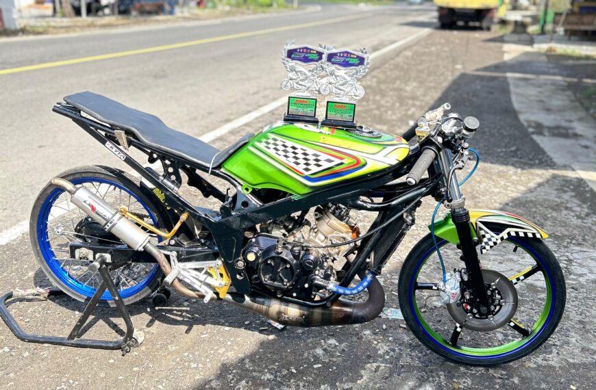 ZOT Drag Bike Tasikmalaya : Tampil Perdana Ninja 155 Std “Putra Sanur Mobilio Raffa Racing” Langsung Raih Podium Terbaik