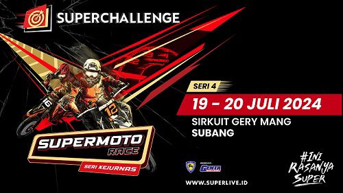 Kejurnas Superchallenge Supermoto Seri 4 Berlanjut Pekan Ini Subang 19 – 20 Juli, 2024