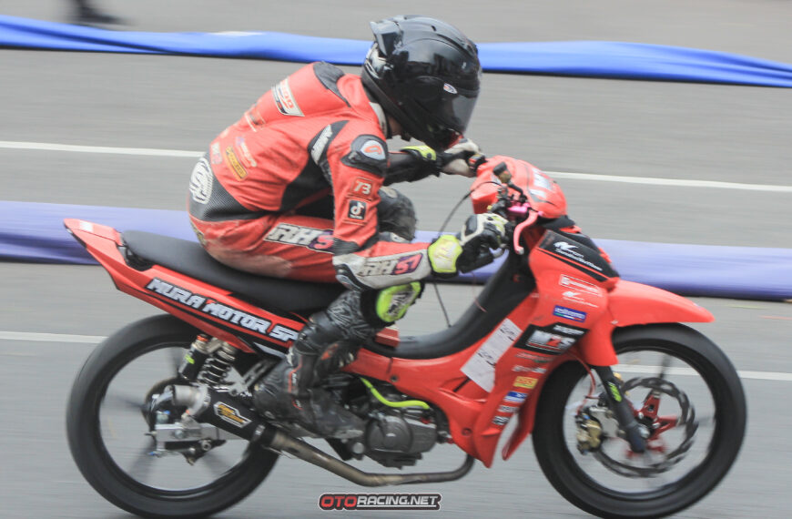 Casytamanahadap Round 2 Purbalingga : Aqsal Ilham “M2S Kate Kalteng” Catatkan Waktu Tercepat Di Sesei QTT Bebek 4T 130cc Open