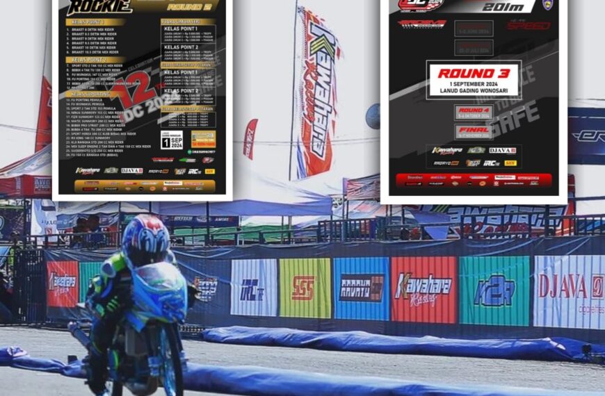 Kawahara Djava K2R IDC Round 3 Dan Rookie Drag Bike Round 2 Siap Di Helat Akhir Pekan Ini, Simak Standing Poin!!