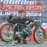 Mantap!! Sleep Engine 4T 200cc Gajah Motor FT MBG Racing LC27 Cetak Best Time 7.0 Detik, Drag Bike Rookie Solo 2024