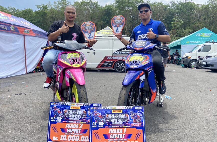 LFN HP969 Road Race Seri 2 Semarang : Fiz R 125cc Open Naztwo NN47 MEXICO Masih Jaga Tradisi Podium Juara!!