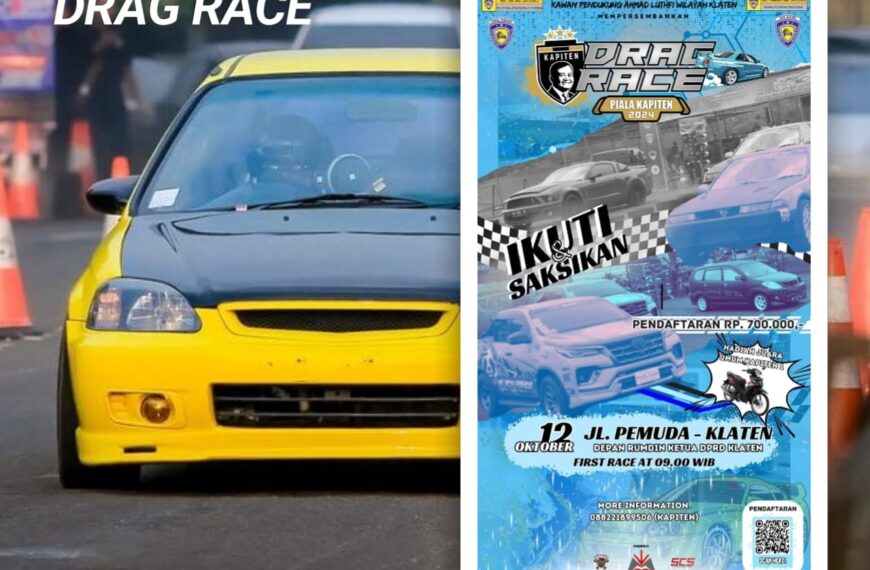 Drag Race Piala Kapiten Siap Di Gelar Sabtu 12 Oktober, Suguhkan Hadiah Juara Umum 1 Unit Sepeda Motor!!