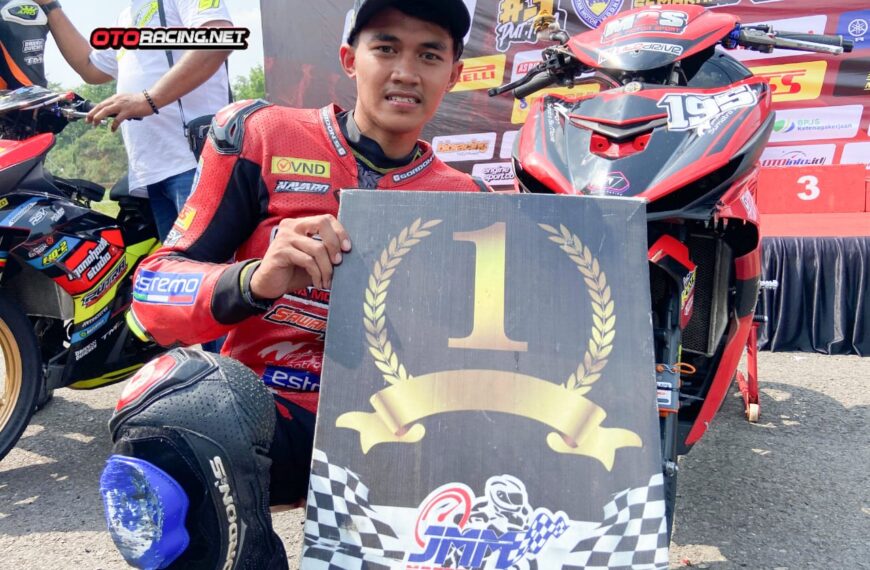 Aqsal Ilham Tampil Istimewa “M2S Kate Kalteng” Juarai Race 1 MP1 Motoprix Round 3 Semarang 2024.