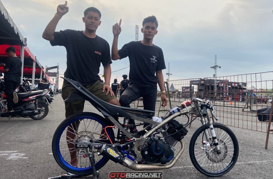 FU Wungkul 147cc Putra UD Klaten Belum Terkalahkan! Kembali Jadi Jawara di Pertarungan Black Drag Bike Series Wonosari