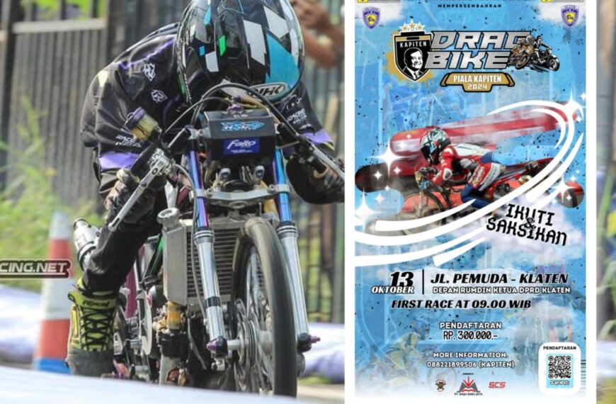 Piala Kapiten Drag Bike Rookie Siap Di Helat Akhir Pekan Ini, klaten!