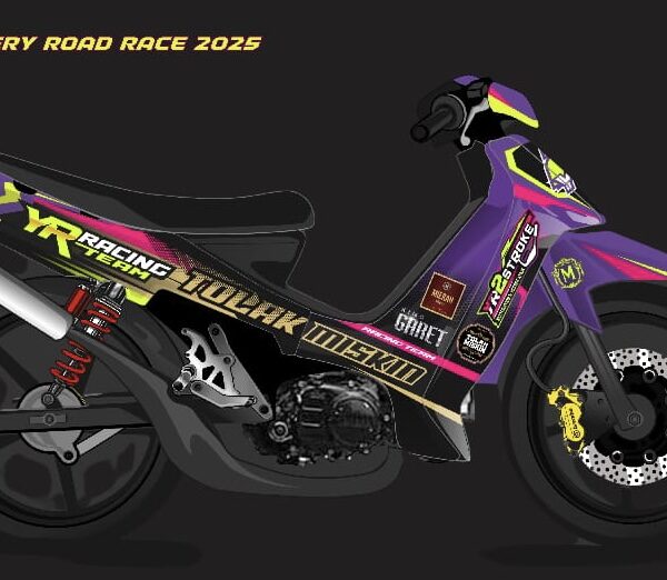 Elegan! Ini Livery YR Racing Team Musim Balap 2025, Sponsor Baru ‘Tolak Miskin Kretek Merapat’