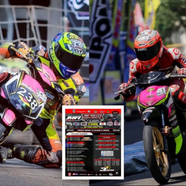 All Out!! DJPer TATSUMAKI Turunkan 7 Motor dan 5 Pembalap Di Final Road Race MR Pulley Kejurda Jabar, Cimahi