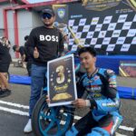 Febrian Yusuf Jaga Tradisi Podium Bonero Racing, Raih Podium Ke 3 Sprint Race bebek 4Tak 150cc Novice MCR Seri 1, Boyolali.