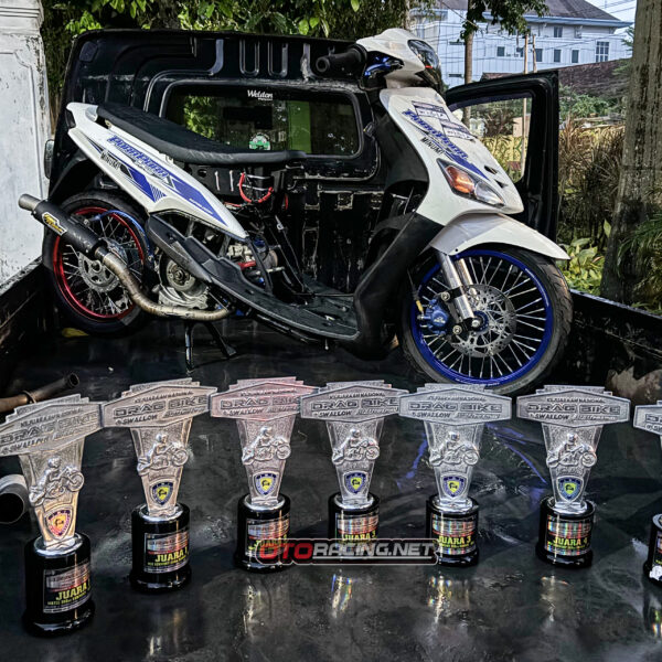 Matic Sunmoory Langganan Juara Milik Tim Pura Pura Garage, Kembali Mendominasi Di Kejurnas Dragbike Solo