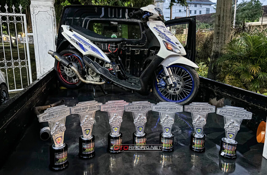 Matic Sunmoory Langganan Juara Milik Tim Pura Pura Garage, Kembali Mendominasi Di Kejurnas Dragbike Solo