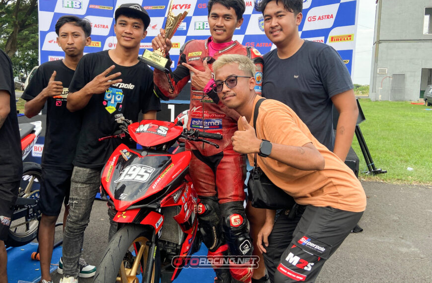 Motoprix Seri 1 Surabaya: Alami Kendala Kaki-Kaki, Aqshal Ilham Sukses Raih Podium Ketiga Bersama M2S Kate Kalteng