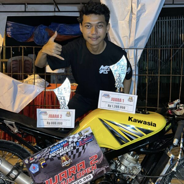Gilang Delima Bersinar di Piala Bupati DragBike Brebes, MRFS Liontex KT Tuner Kawal ke Juara Umum 2 Point B