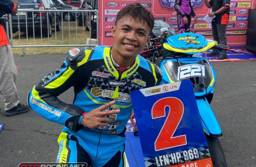 M. Gibran Jaga Tradisi Podium Bebek 2Tak PR Paku Alam Eloan Toger di LFN HP969 Road Race Championship Seri 1