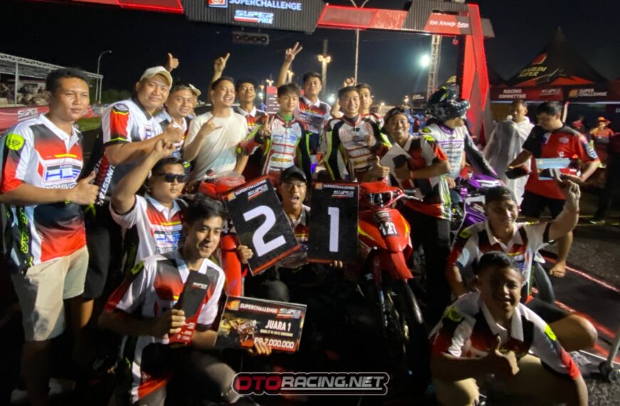 Super Prix Seri 1: Duet Riky Ibrahim dan Hafid Pratama ‘HJS YoungStar’ Kuasai UB 130cc Race 2!