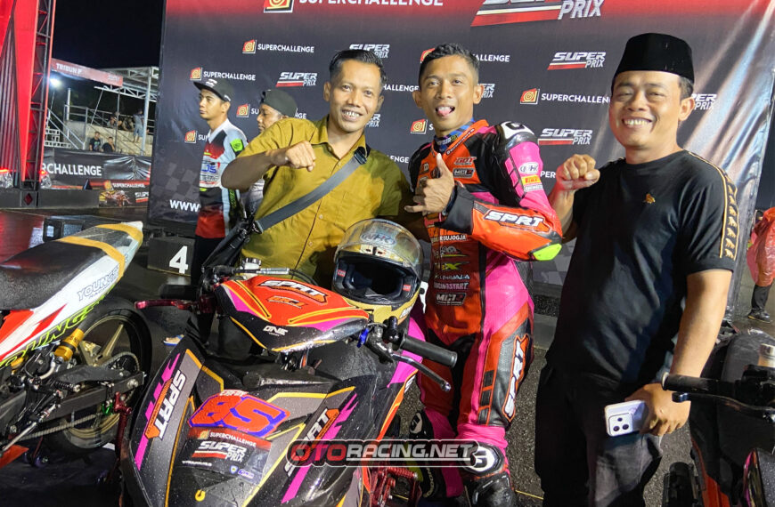 Sempat Alami Trouble Engine di Race 1, M. Erfin Raih Podium di Race 2 MP1 Super Prix Seri 1 Semarang