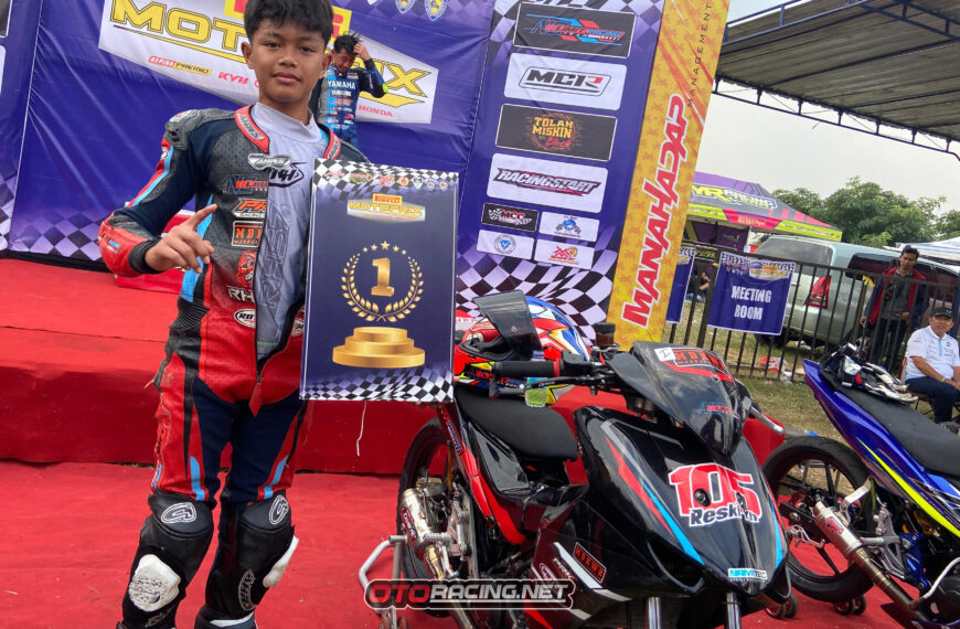 Tarung Ketat! Resky YH No Limit Racing Team Jawara Race 2 Rookie Motoprix Seri 2 Boyolali
