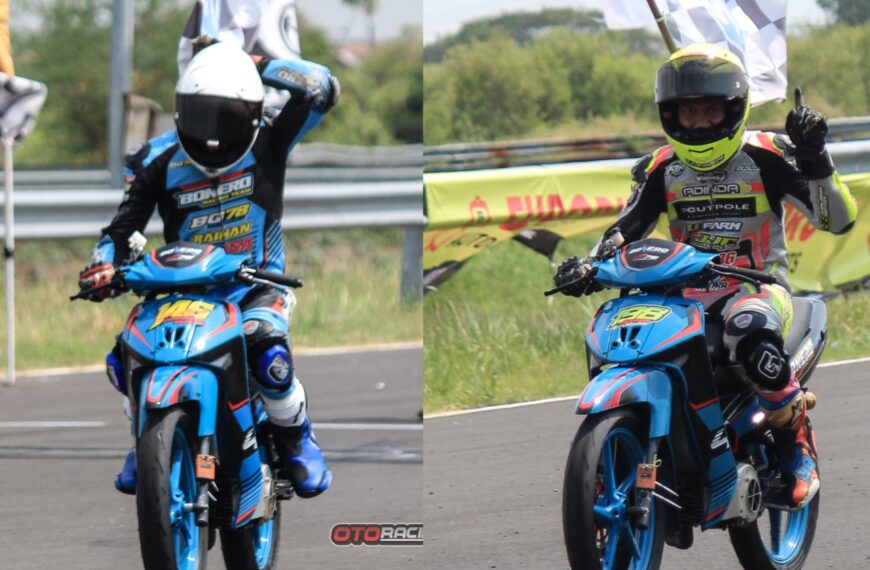 Febrian Yusuf Double Winner Bebek 2Tak, Awhin Sanjaya Jawara Ex MP2 & 2Tak 125cc Bonero Kembali Bersinar di MCR Seri 2