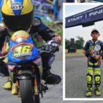Perdana Tarung di Kejurnas FIM MINI GP Boyolali, Rafandra Pebalap Cilik Asal Klaten Sukses Raih Dua Podium!