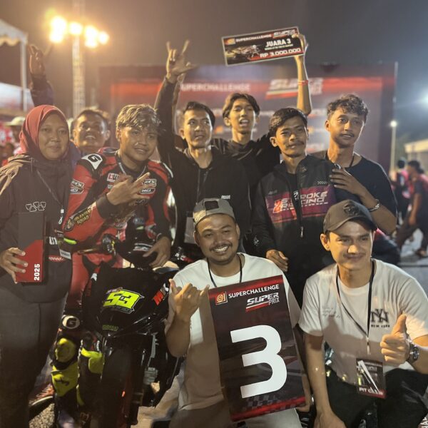 Pakai Spek MP2 Novice MK Baja Cianjur Sukses Raih Podium Ke 3 di Race 1 MP1 Superchallenge Super Prix Seri 3 Tasikmalaya