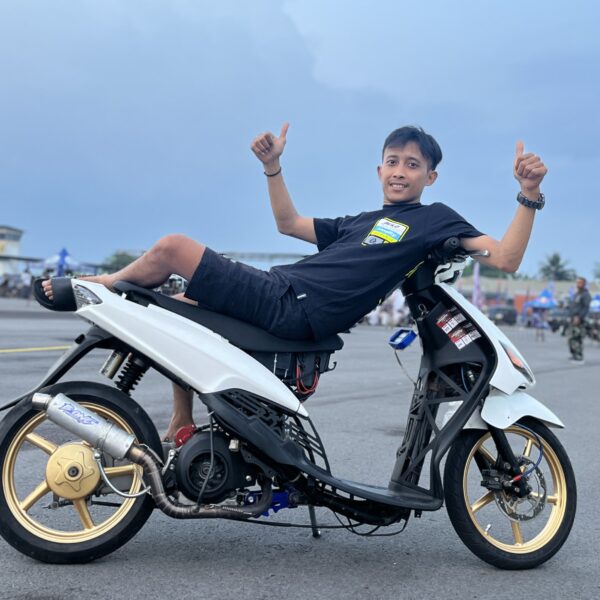 Perdana Tampil, Matic 200cc Haiki Project Langsung Tebar Pesona di Merdeka Dragbike Purbalingga