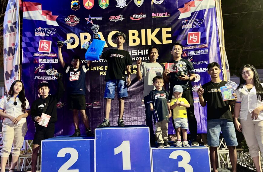 Hasil Juara Dragbike Hari Lalu LintasYoungstar Battle Novice Magelang 2025