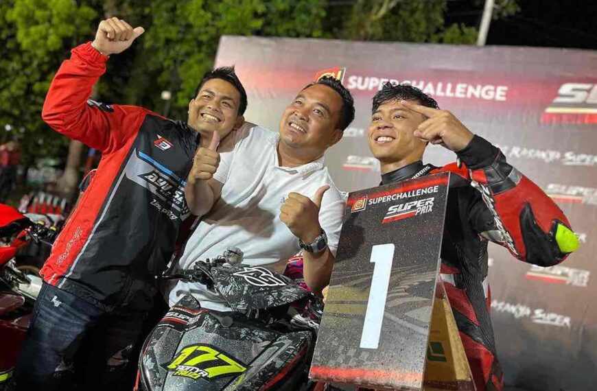 Super Prix Seri 4 Purwokerto : Datangkan Aditya Fauzi Ayu Sekti Jawara Race 1 Bebek 4TAK 150cc Expert (MP1)