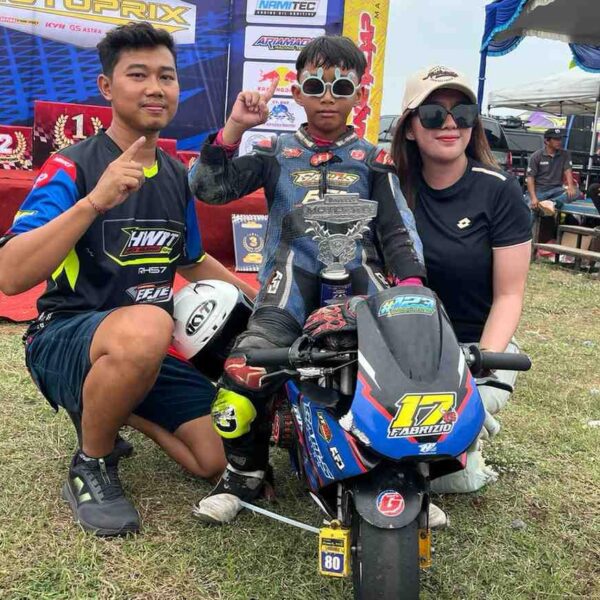 Fabrizio ‘Galls Racing’ Tampil Istimewa, Sabet Podium 1 dan 2 di Final Motoprix Boyolali 2025