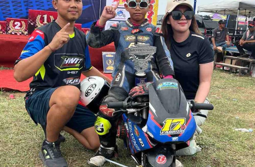 Fabrizio ‘Galls Racing’ Tampil Istimewa, Sabet Podium 1 dan 2 di Final Motoprix Boyolali 2025