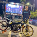 Black Dragbike Purwokerto: Motor Baru KJR Racing Indonesia Langsung Tebar Pesona, Catatkan 6,9 Detik!