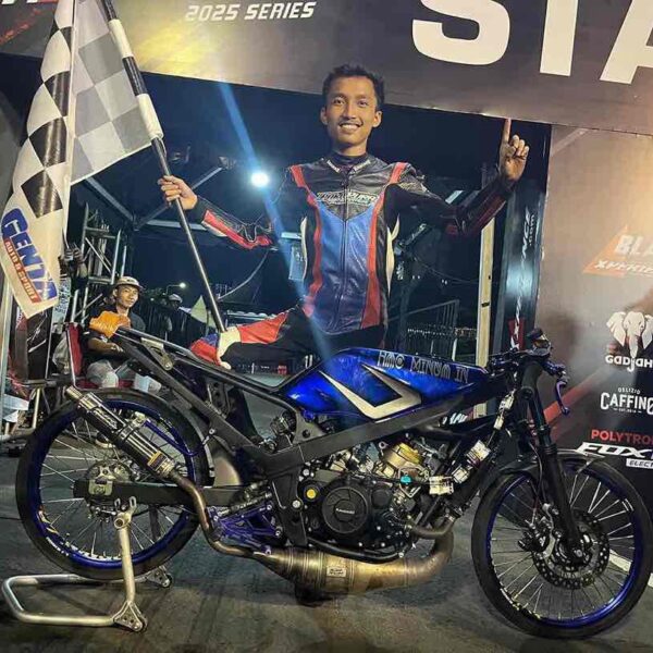 Nanda Kotak & Ninja 155cc Std Pura-Pura Garage Bengkulu The Best Black DragBike Purwokerto: Double Winner Point A, B!