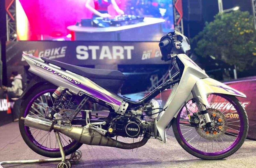 AG Style 130cc Gold Family 165 Garage Raih Podium Terbaik di Black Dragbike Purwokerto!