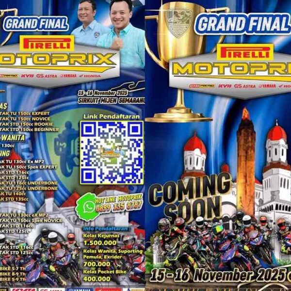 Grand Final Motoprix 2025 Siap Dihelat Akhir Pekan Ini, Pertemukan Jawara dari Berbagai Region!