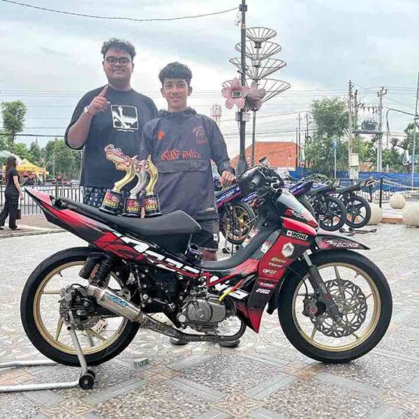 Garasi 141 Purworejo Ft 12 Racing Sukses Tampil Dominan di Tiga Kategori Bebek 4Tak 130cc (ExMP2)