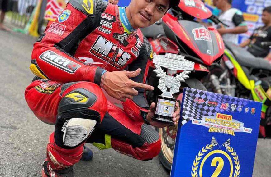 Aqshal Ilham M2S Kalteng Tutup Motoprix 2025 Dengan Pertarungan Menarik dan Raih Podium ke-2!