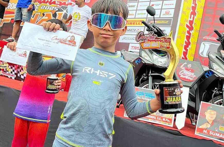 Final Manahadap 2025: Alami Trouble Engine di Kelas Pocket Bike 8-11 Tahun, Fabrizio Comeback di Kelas 5-11 Tahun dan Catatkan Best Time!