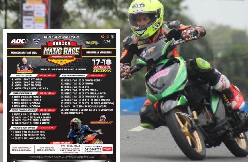 Banten Matic Race 17–18 Januari 2026:&hellip;