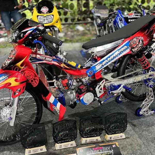 “Shankara” AG Style Injeksi Sixtyhree Project Tulungagung Sabet Tiga Kategori Best Racing di Smokday Vol.3