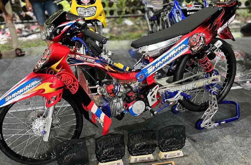 “Shankara” AG Style Injeksi Sixtyhree Project Tulungagung Sabet Tiga Kategori Best Racing di Smokday Vol.3