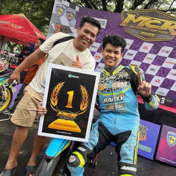 Final MCR Kediri 2025: Tampil Tenang di Trek Basah, M Yudi Raih Podium Terbaik Bebek 2Tak 116cc Novice Bersama Saka Toger Racing “Anti Virus”