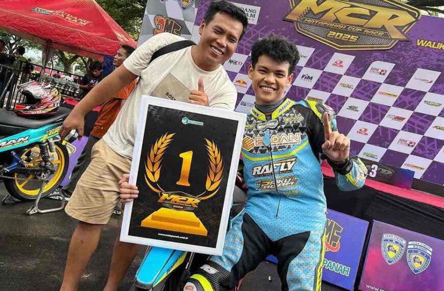 Final MCR Kediri 2025: Tampil Tenang di Trek Basah, M Yudi Raih Podium Terbaik Bebek 2Tak 116cc Novice Bersama Saka Toger Racing “Anti Virus”